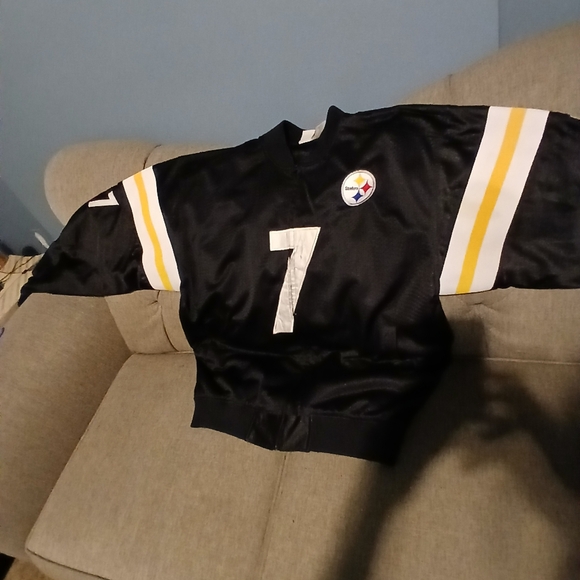 Pittsburgh Steelers Ben Roethlisberger, #7,  Lined Zipped Jacket.  XL - Picture 3 of 16